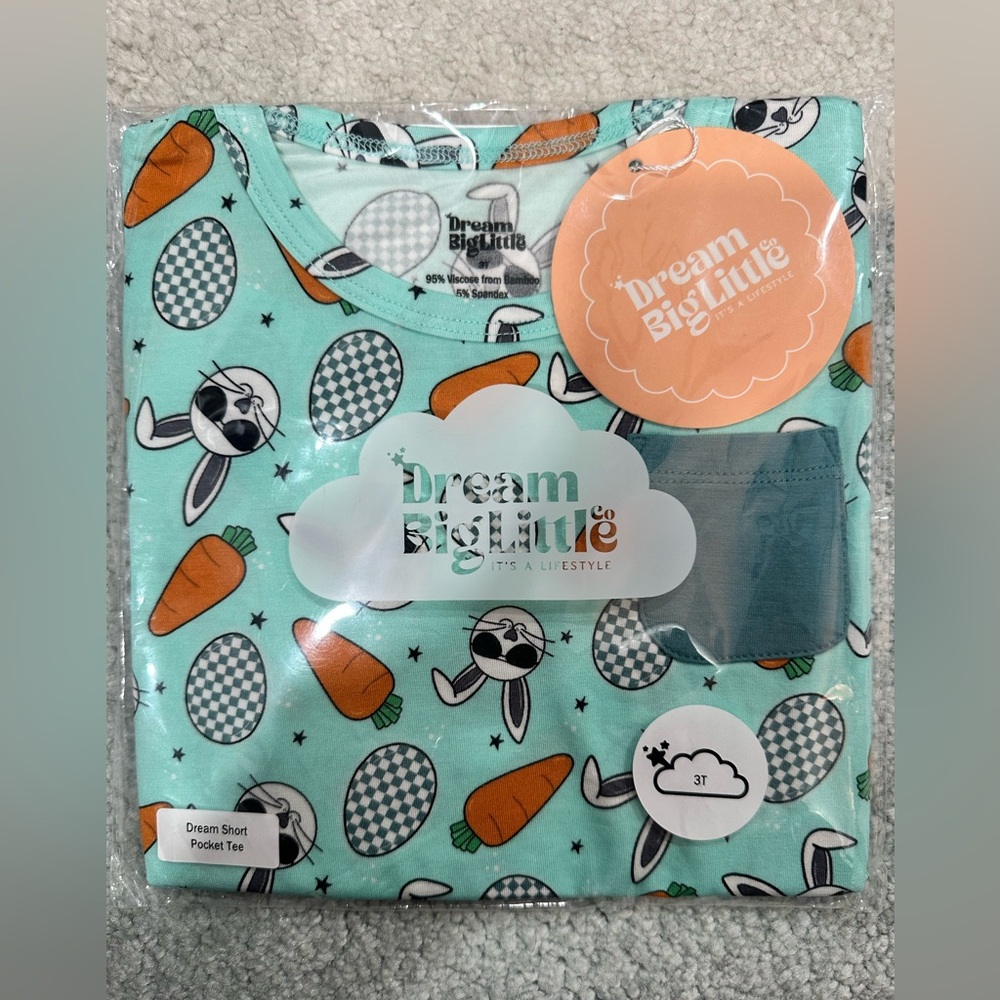 Toddler bamboo Easter shirt size 3T NWT